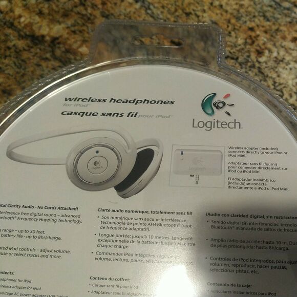 Logitech Wireless Headphones for the iPod - Model 980397-0403 - Sealed - Picture 5 of 9
